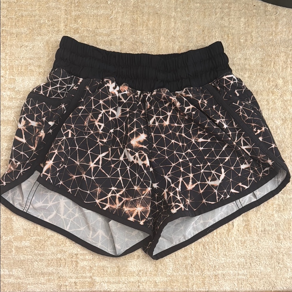 Stylish Black and Tan Women's Shorts